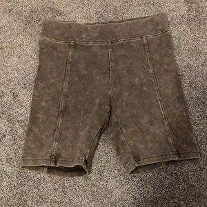 Grey biker shorts